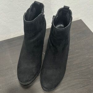 Black Suede Ankle Boots